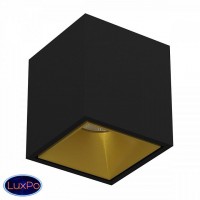 Накладной светодиодный светильник LeDron KUBING Black Gold
